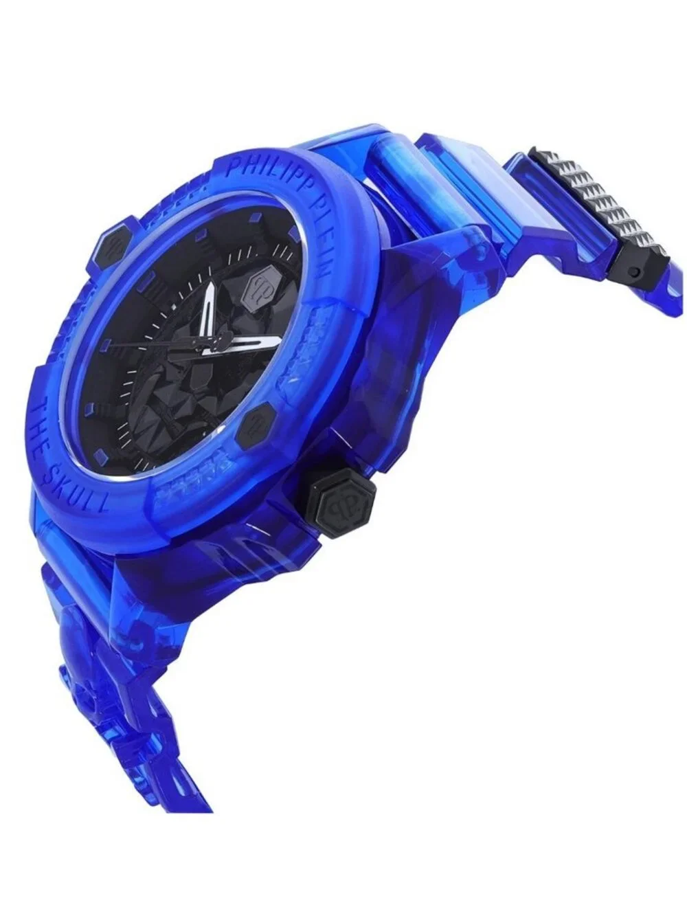 NWT Philipp Plein The Skull Quartz Black Dial Men's Watch